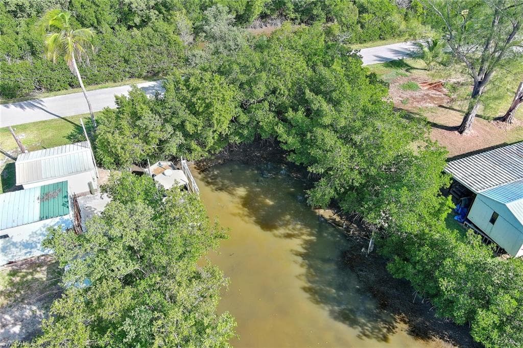 Drone / aerial view the canal
