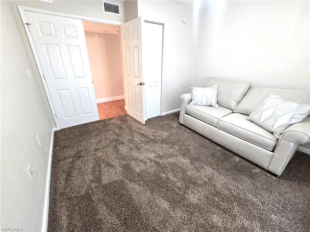 2nd bedroom, sofa sleeper, electric shutter. Double doors,