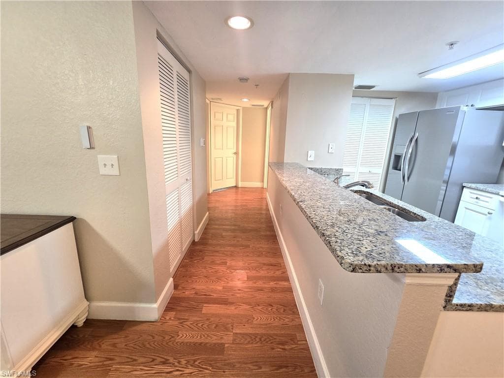 Hallway to Bedrooms & Bath.