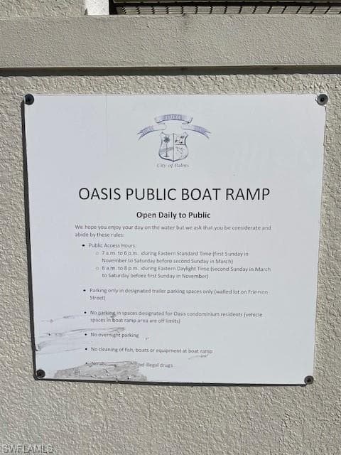 boat ramp rules