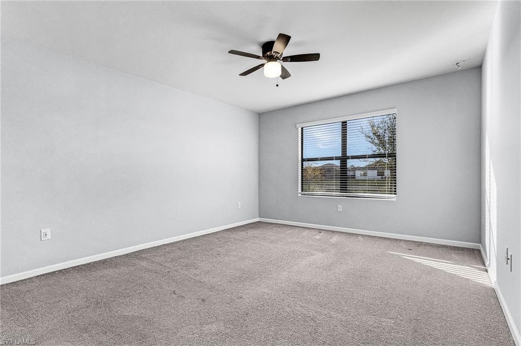 Primary bedroom with water view