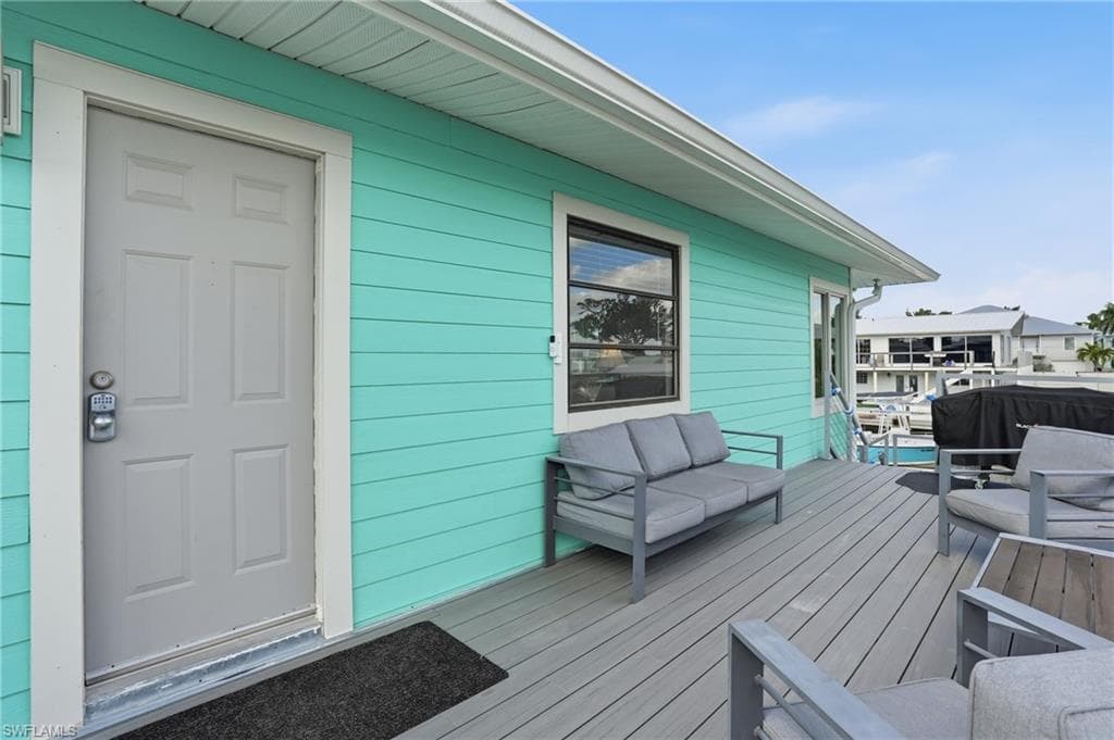 View of deck - Virtually Edited Image
