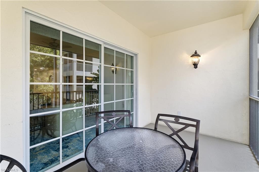 Balcony with a sunroom