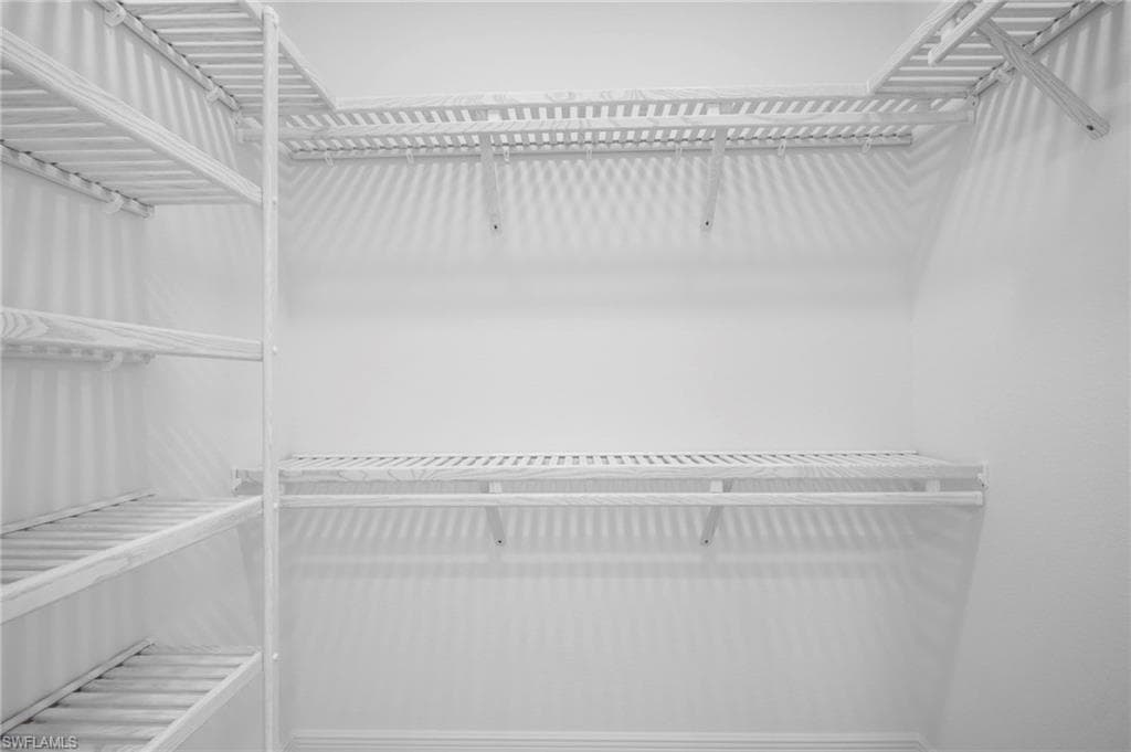 View of spacious closet