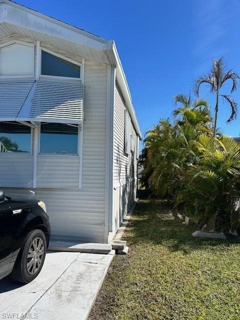 Right side of property