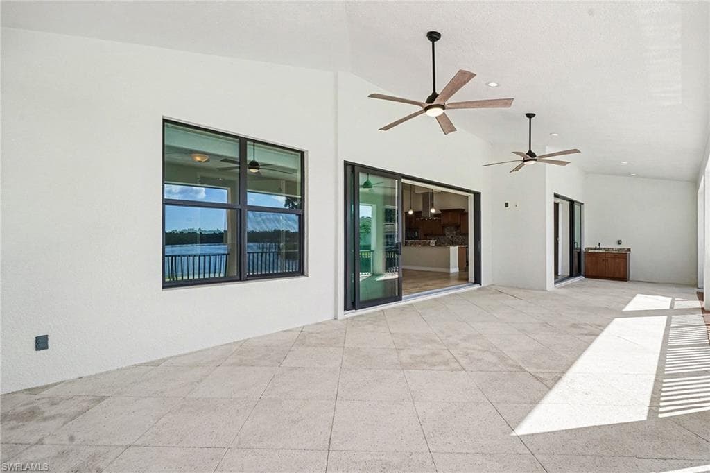 Spacious upper lanai accessible from kitchen, dining, and great room