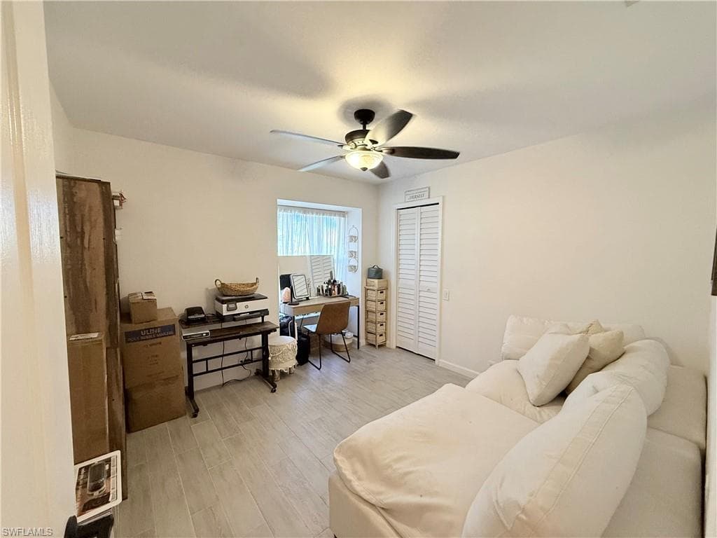 2nd Bedroom with walk-in closet
