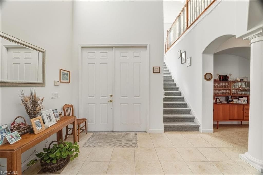 View from above of property