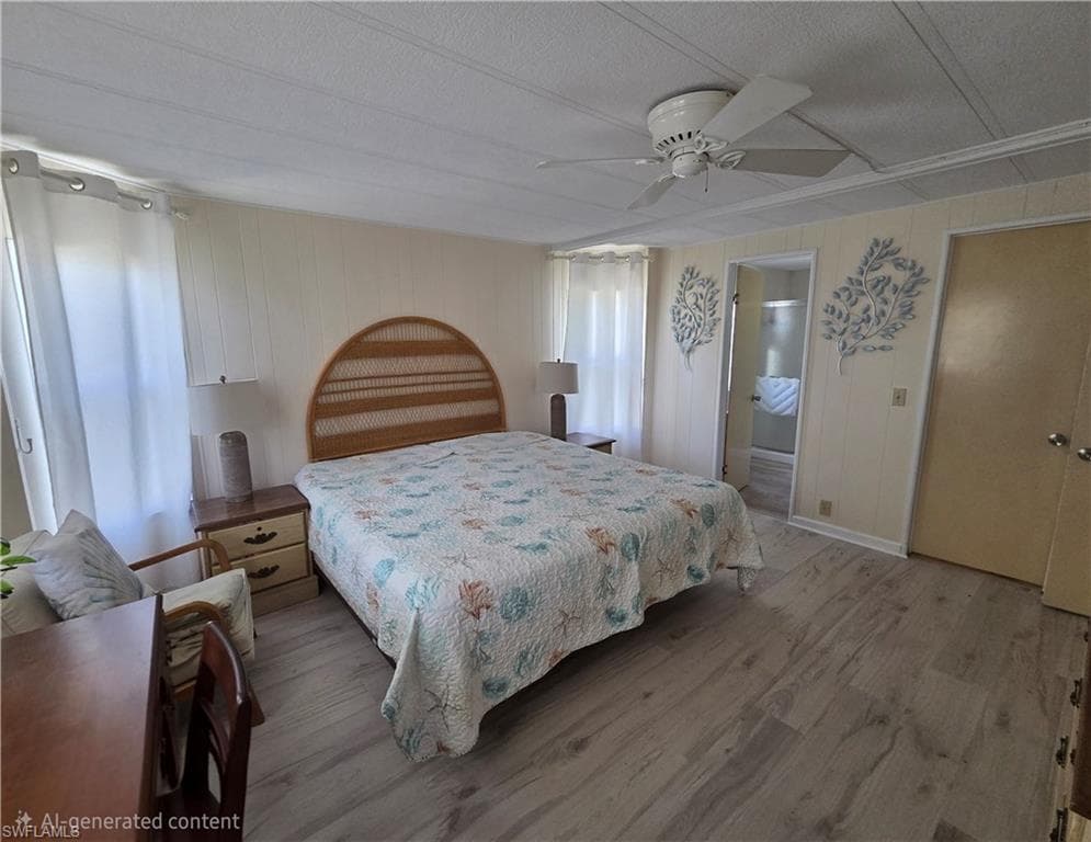 Primary Bedroom has a walk-in closet and ensuite.