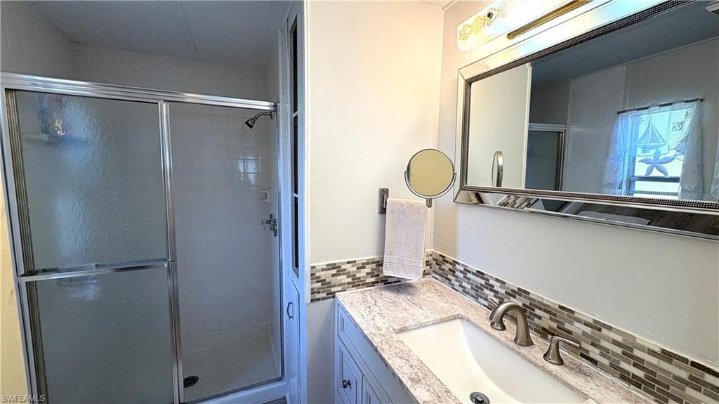 Shower in the Primary Bathroom