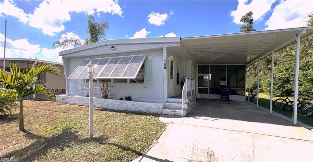 Awnings provide weather protection & energy savings.