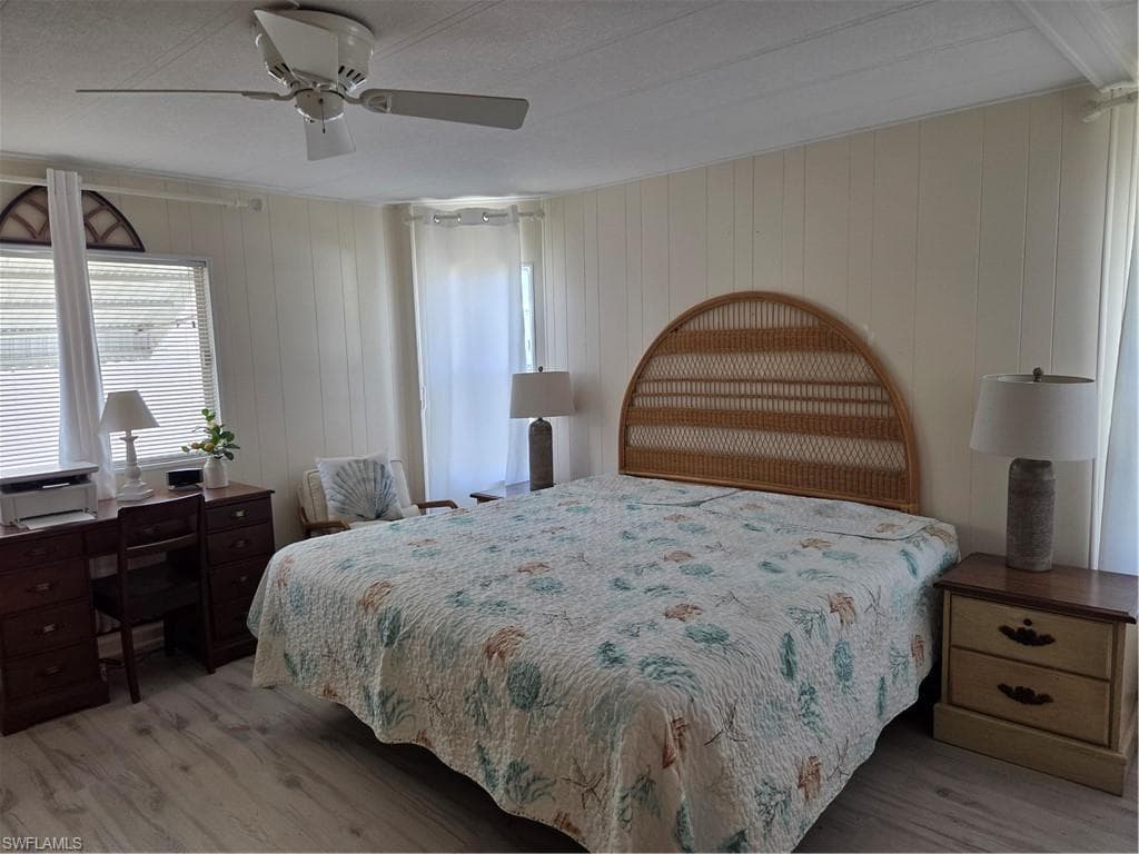 Primary bedroom easily accommodates a King-size bed!