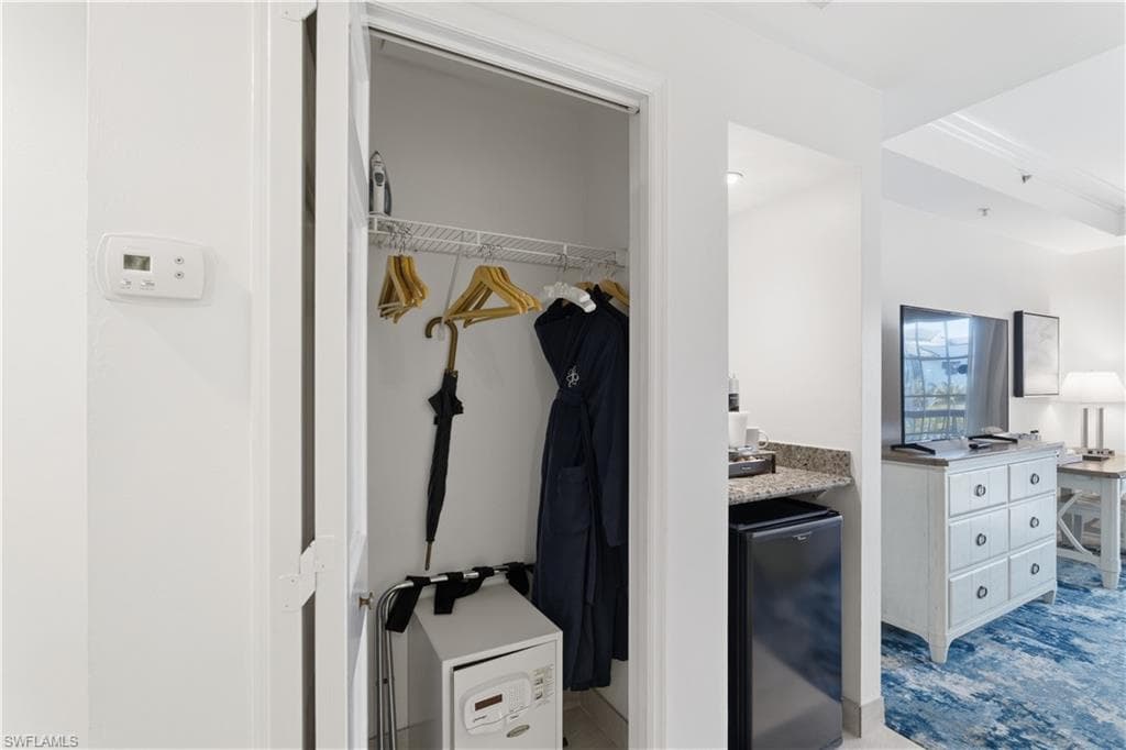 View of closet