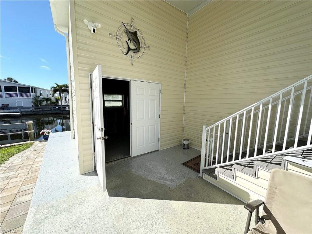 Entry to storage/workshop