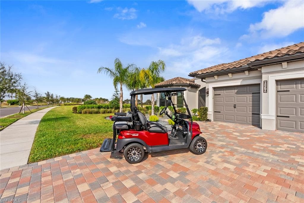 Golf cart is negotiable