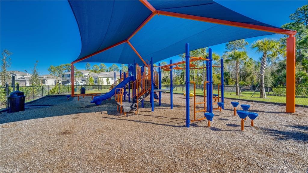 View of community playground