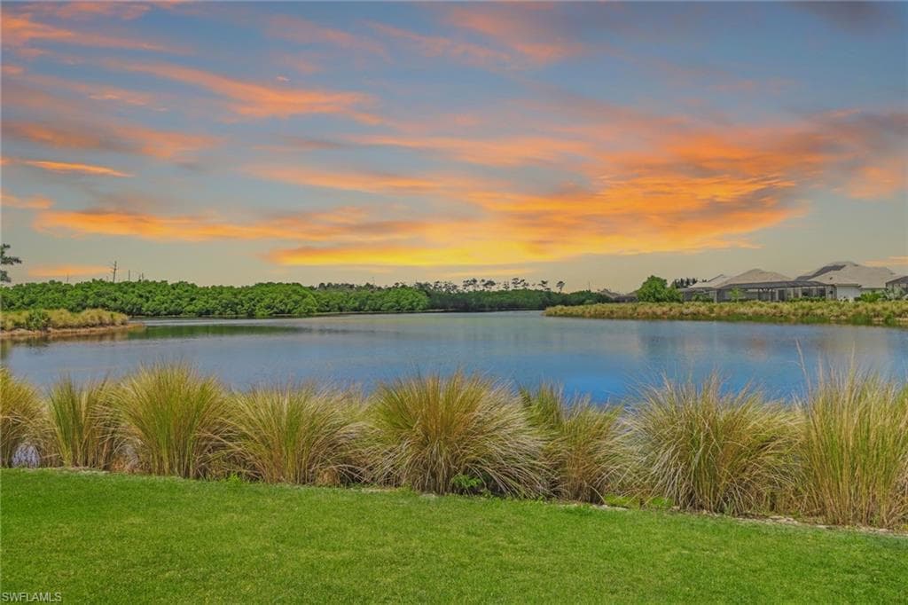 Sunset from backyard