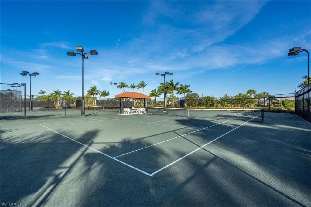 Clay tennis courts
