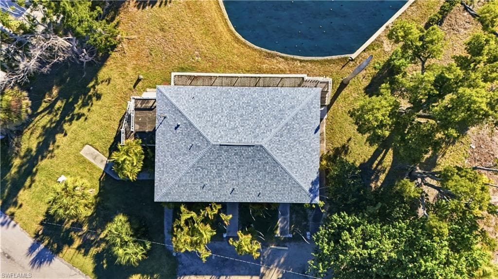 Aerial view of property and surrounding area - Virtually Edited Image