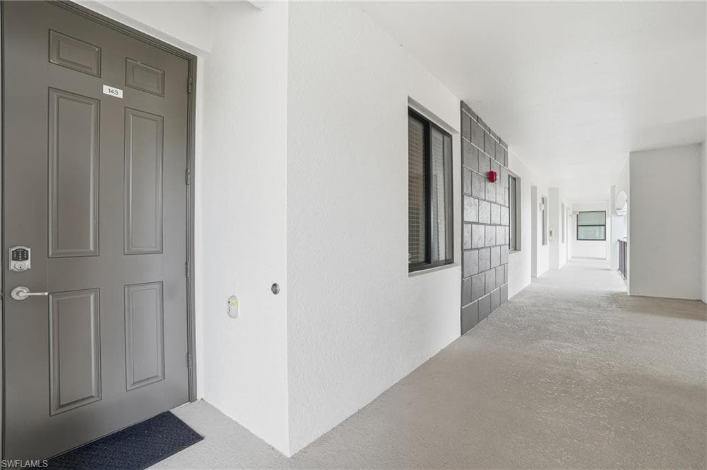 Doorway to property