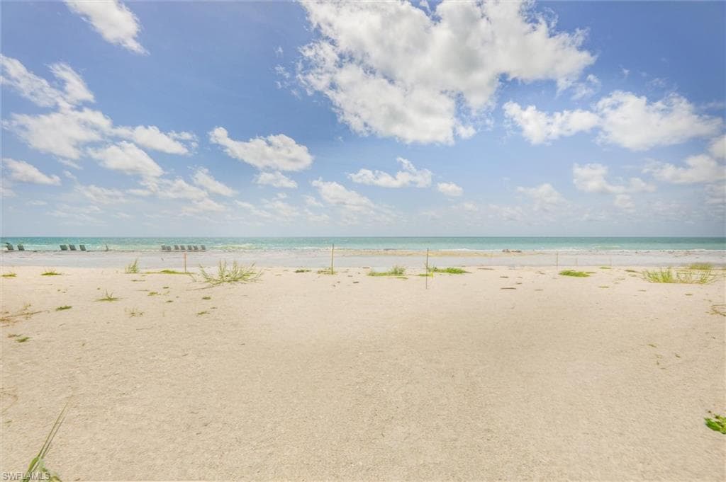 Water view with local beach