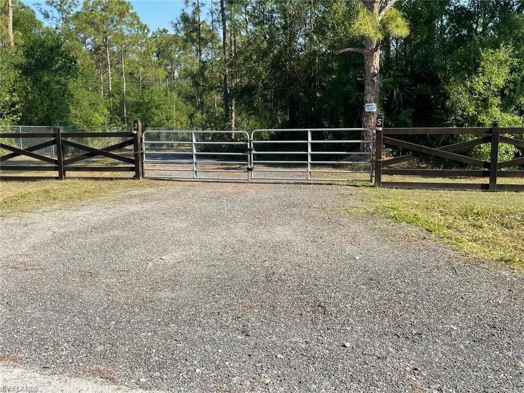 View of gate