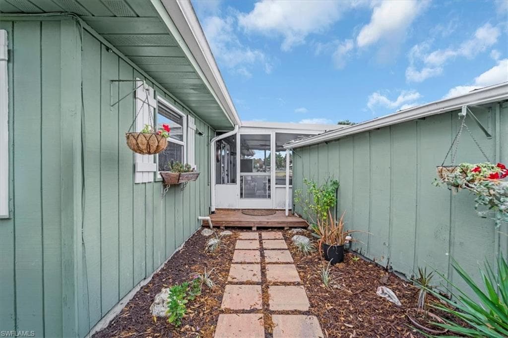 Porch entrance