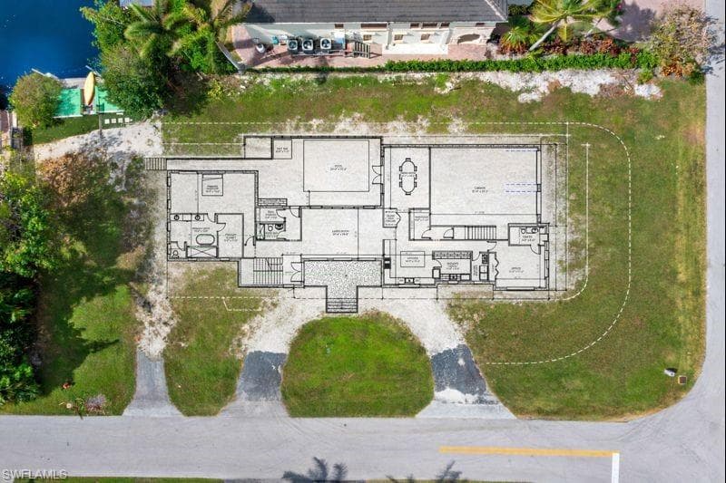 Virtual rendering - view of home floor plan