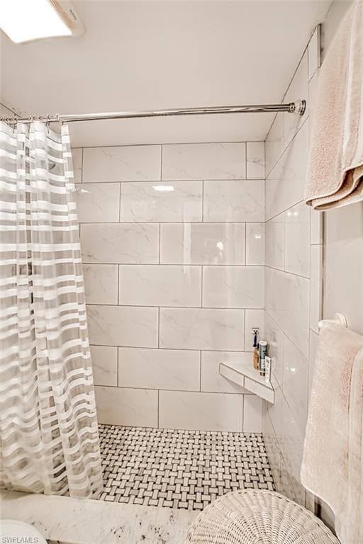 updated walk in shower