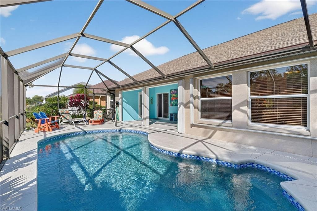 Heated pool and patio