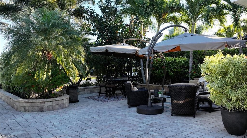 View of patio / terrace featuring outdoor dining space