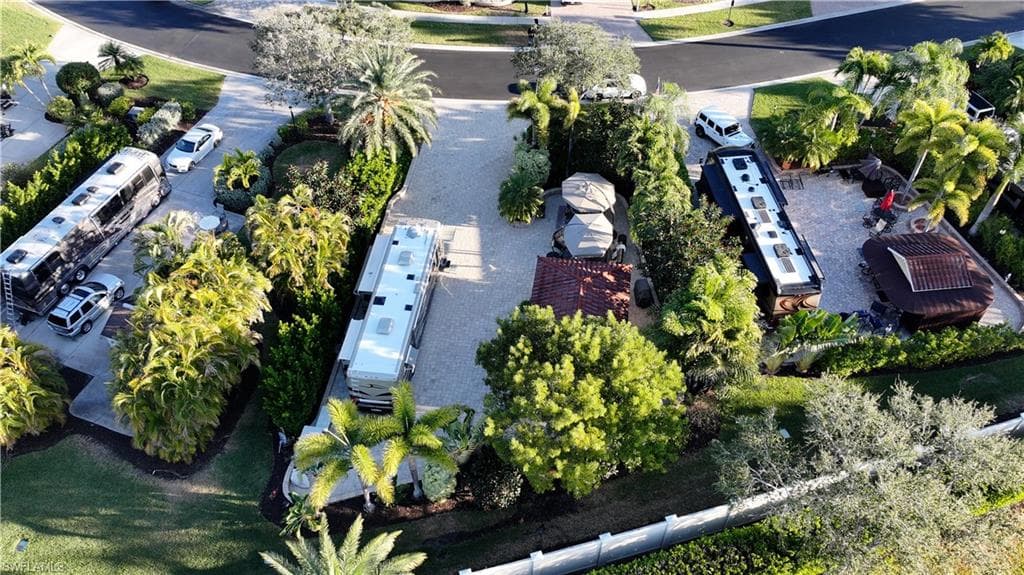 Aerial overview of property's location