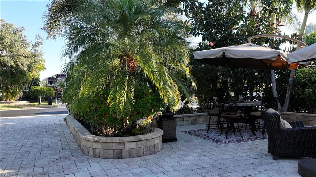 View of patio