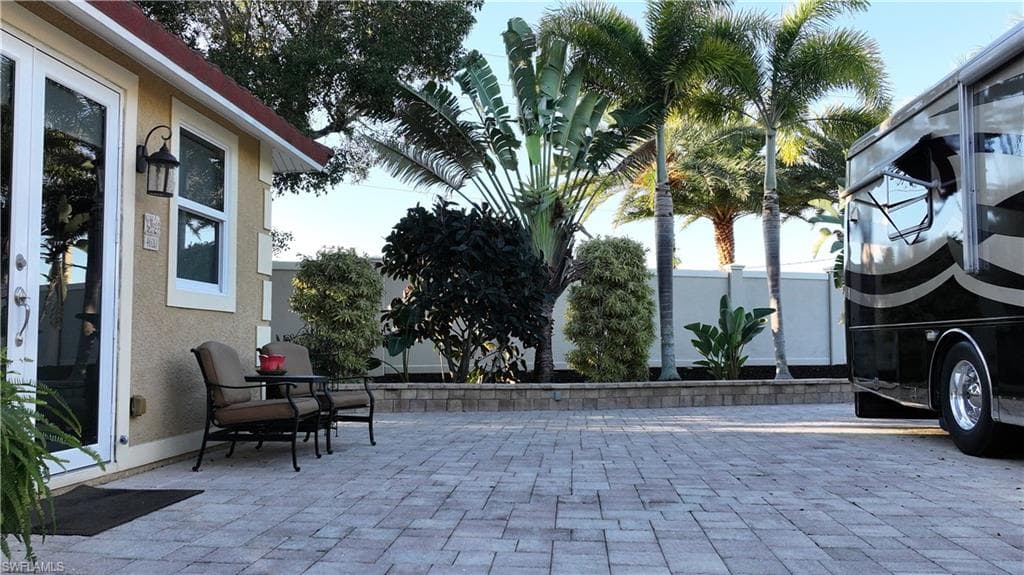 View of patio