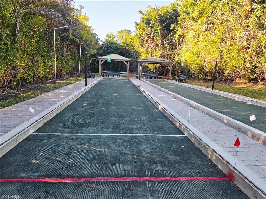 bocce court