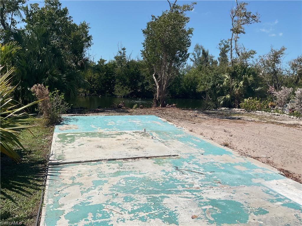 View of pool