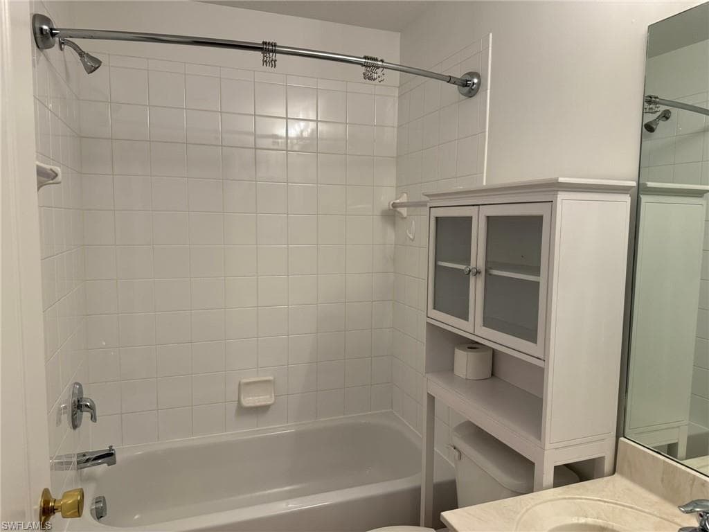 Bathroom 1 with Tub Shower Combination