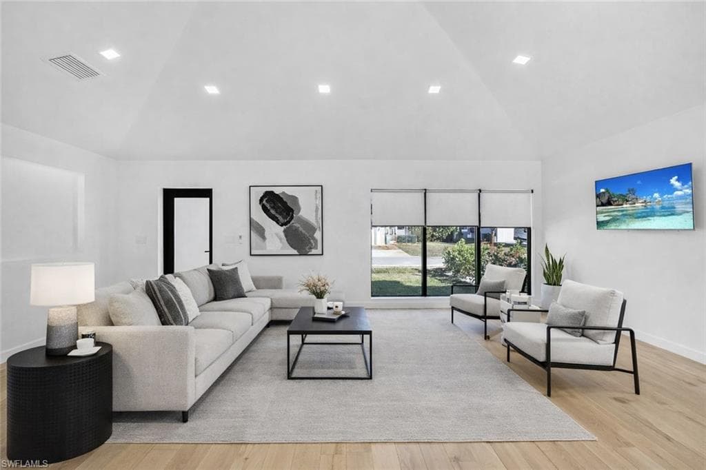 Virtually Staged Living Room