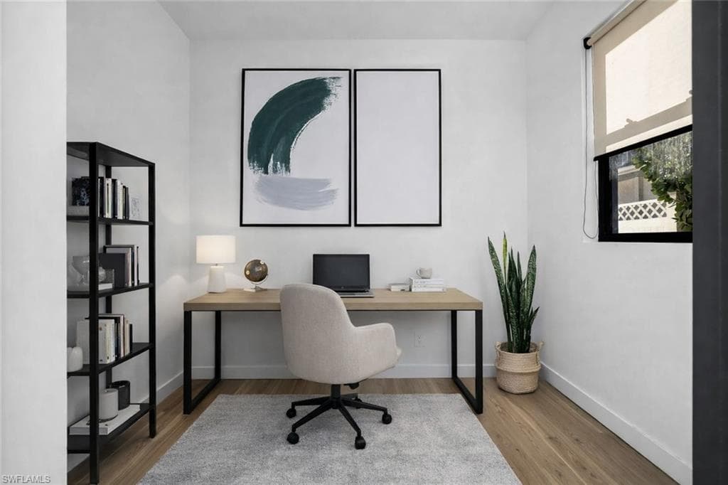 Private den or bonus room - virtually staged