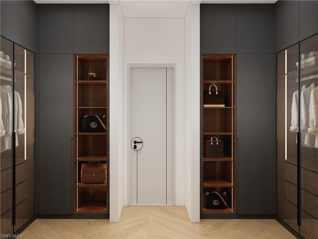 View of closet (Rendered photo)