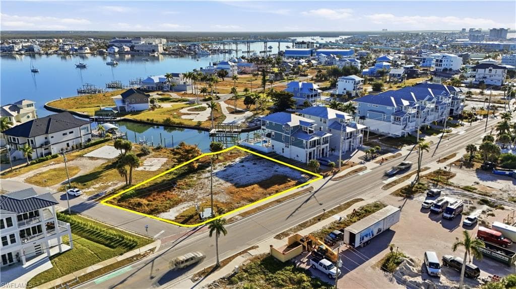 Aerial view of a large body of water - Virtually Edited Image
