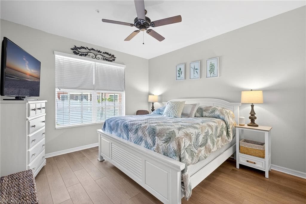 Large bedroom with spacious closets and ensuite.