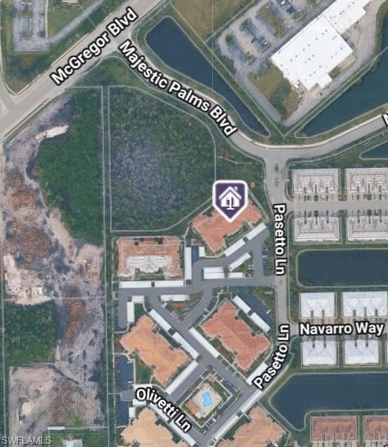 Map / location of Majestic Palms Gated Community.