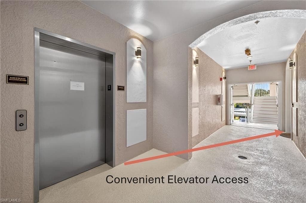 Entrance to property from the elevator