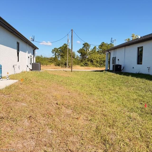 View of green lawn