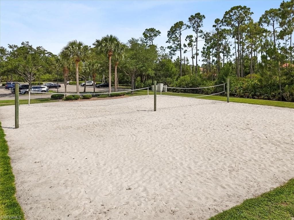 community volleyball court