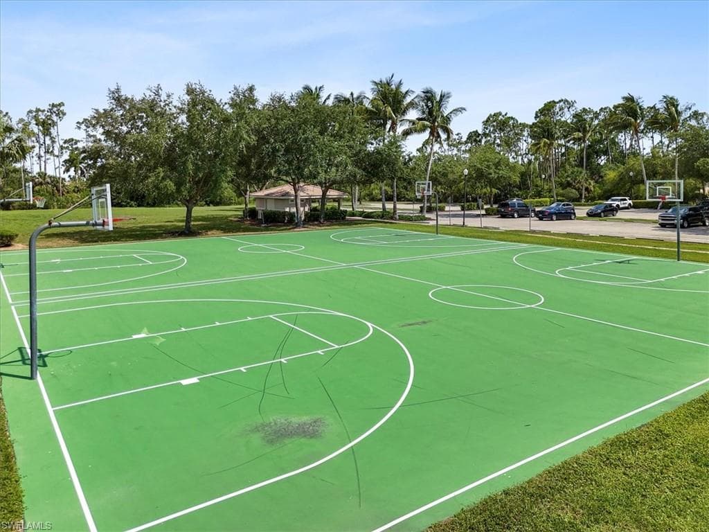 community basketball court