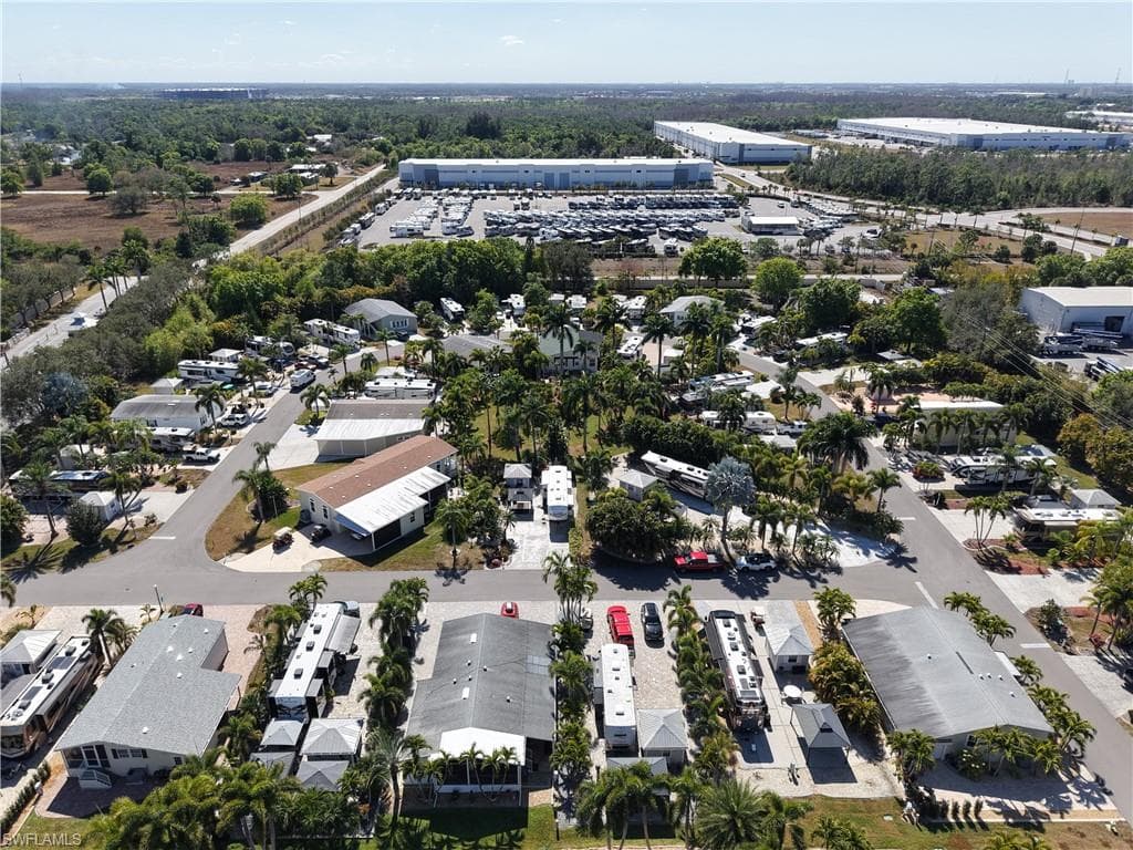 Aerial view of property and surrounding area