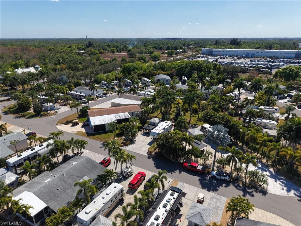 Aerial view of property and surrounding area