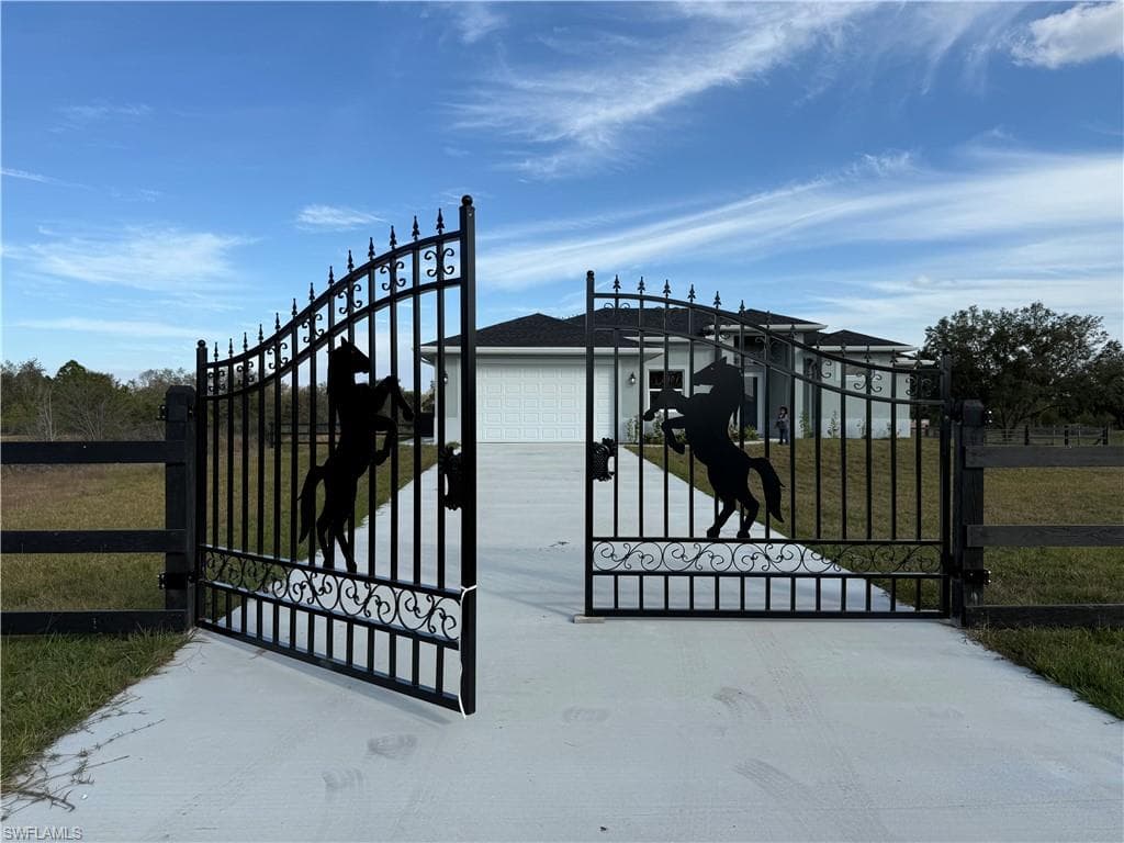 View of gate